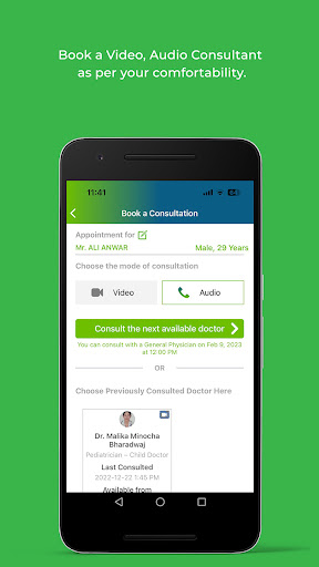 DocOnline Doctor Consultations Screen 2