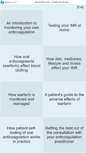 Android application Stroke Prevent. Helicon Guide screenshort