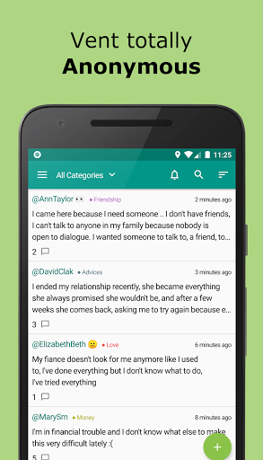 Virtual Friend Shoulder: Vent Anonymous and Chat 1.14.0 screenshots 1