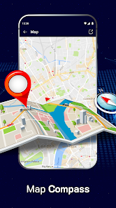 Compass: Direction Compass 1.0 APK + Mod (Unlimited money) untuk android