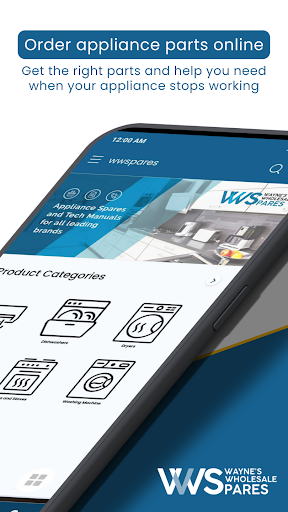 Android application WWSpares screenshort