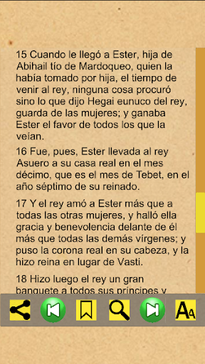 Android application Ester Bíblicos (Español) screenshort