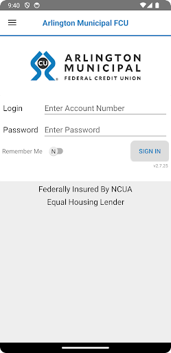 Android application Arlington Municipal FCU screenshort