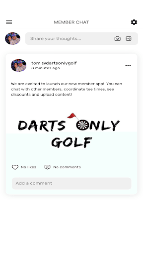 Android application Darts Only Golf screenshort