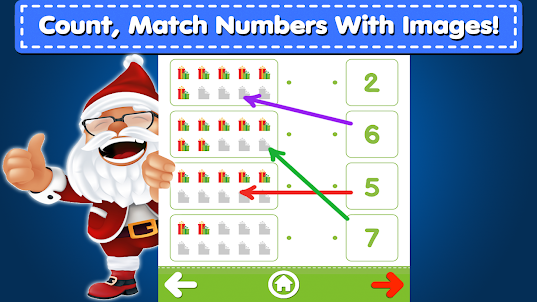Count And Match Christmas