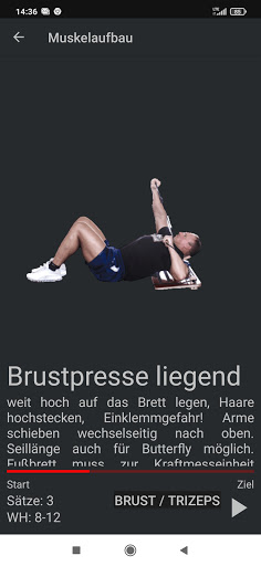 DEWBOARD Trainings-APP "Krafts Screen 3