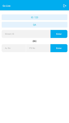 Go Live Screen 3