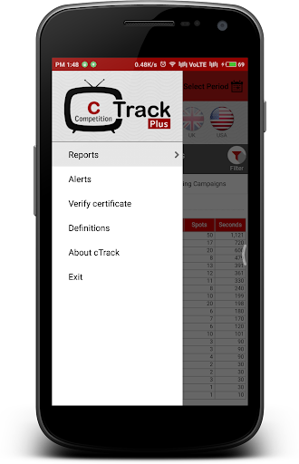 cTrackPlus Screen 2