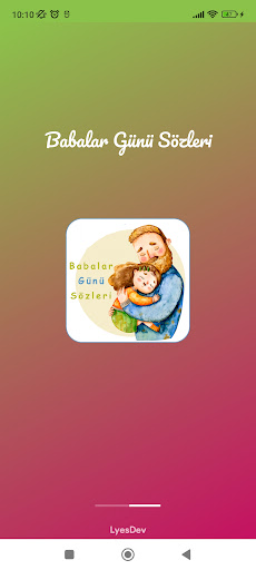 Android application Babalar Günü Sözleri screenshort