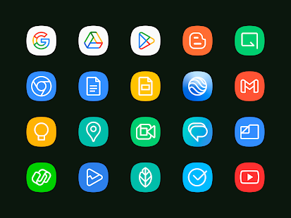 Delux - Icon Pack Captura de pantalla