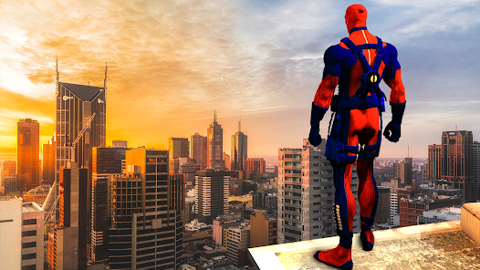 Captura 10 Miami Rope Hero Superhéroes 3D android