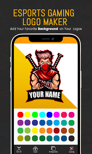 Android application Gaming Logo Maker screenshort