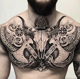 Грудь татуировки