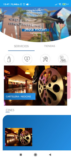 Android application Espacio Mediterráneo screenshort