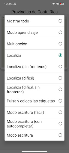 Provincias de Costa Rica Juego Screen 2