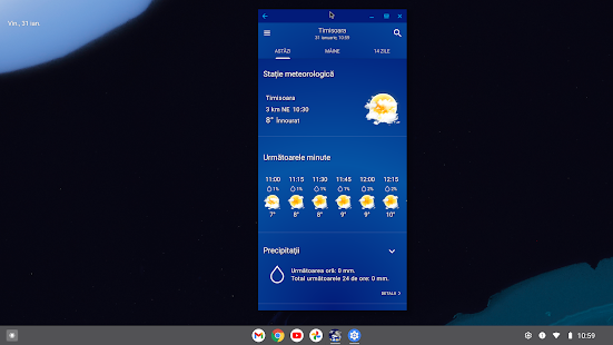 Prognoza meteo: Cer senin Screenshot
