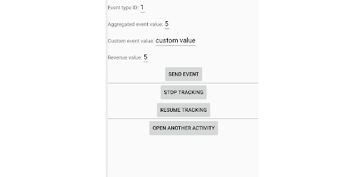 MTD SDK xmple Screen 2