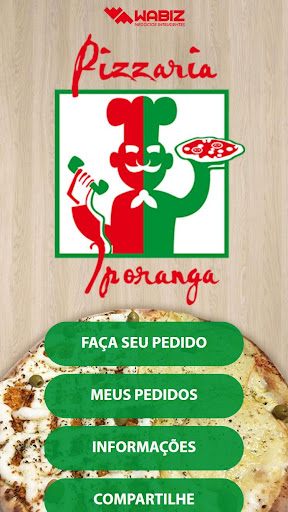 Android application Pizzaria Iporanga SP screenshort