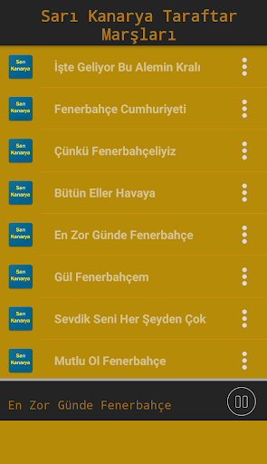 Android application SarıKanarya screenshort