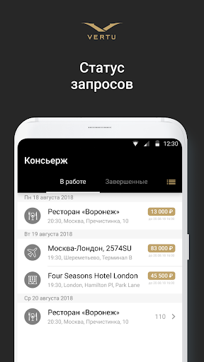 VERTU Concierge Screen 2