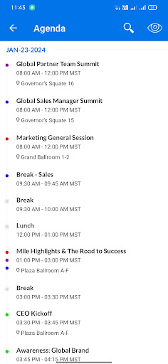 Workiva Events Screen 3