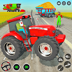 Cover Image of Télécharger Jeux de ferme : Conduite de tracteur  APK