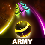 Cover Image of Download Army Road: Dancing Ball Tiles!  APK