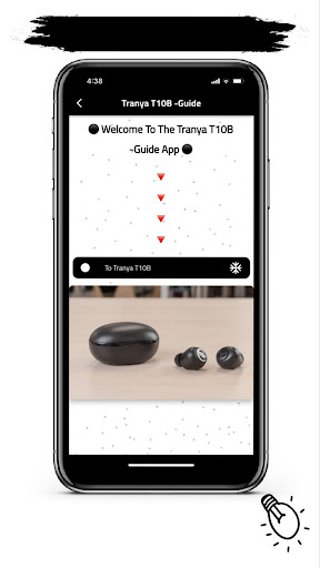 Android application Tranya T10B -Guide screenshort