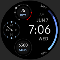 Awf n-Digital: Watch face