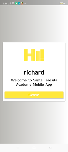 Android application Santa Teresita Academy screenshort