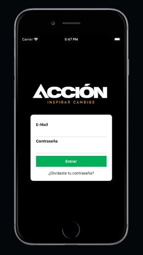 Android application Accion App 2.0 screenshort