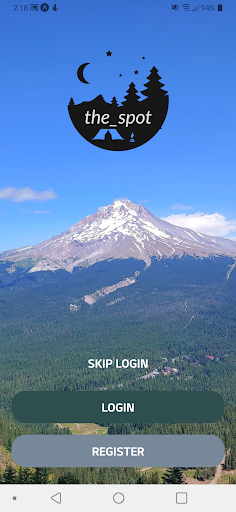 Android application the_spot screenshort