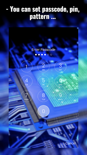 High Tech Digital Lock Screen Screen 2