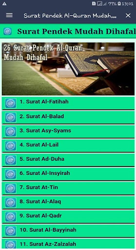 Surat Pendek Al-Quran Mudah Di