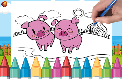 Learn Baby Pig Coloring