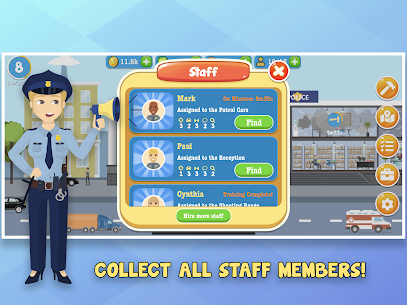 Police Inc Mod Apk: Tycoon police station builder (Unlimited Money) 8
