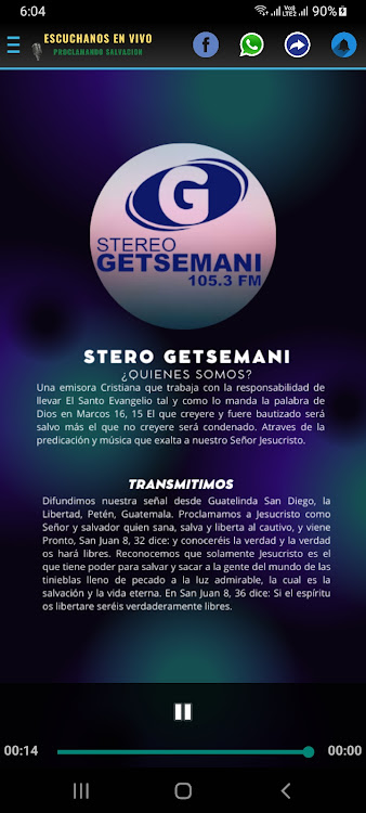 Stereo Getsemani 105.3 fm - 9.8 - (Android)