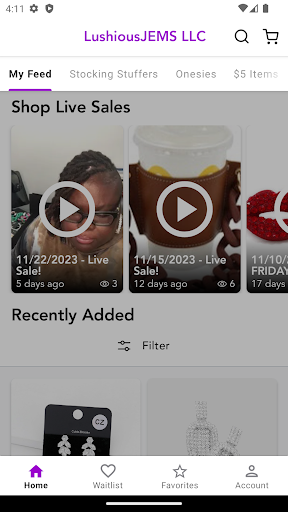 Android application LushiousJEMS LLC screenshort