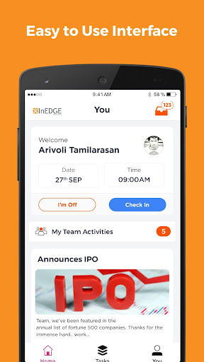 Android application QDesk screenshort