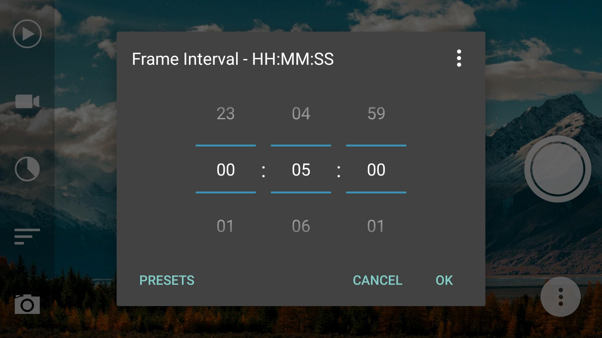 Android application Framelapse Pro (Legacy Ver) screenshort