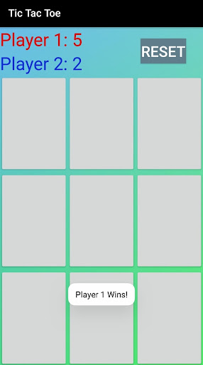 Tic Tac Toe Game Screen 3