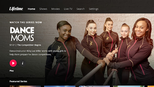 Screenshot of Lifetime: TV Shows & Movies