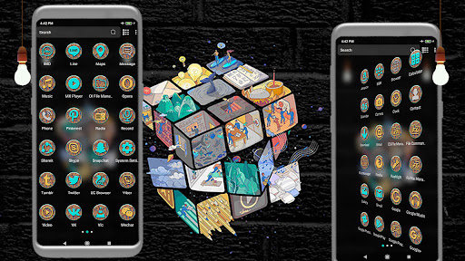 Rubiks Cube Puzzle Theme Screen 2