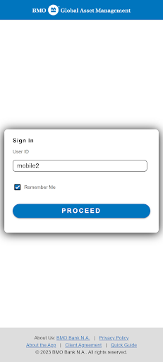 Screenshot of BMO Portfolio Vision Mobile