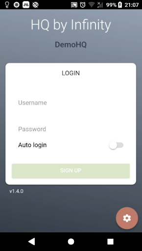 Android application HQ by Infinity screenshort
