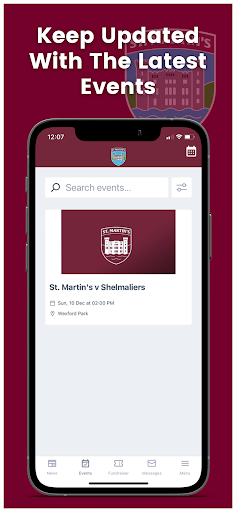 St. Martins GAA Club Screen 3