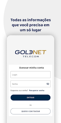 Android application Goldnet screenshort