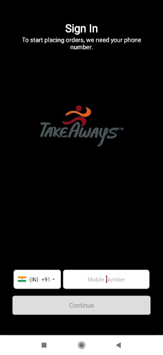 TAKEAWAYS or BUY TAKEAWAYS Screen 2