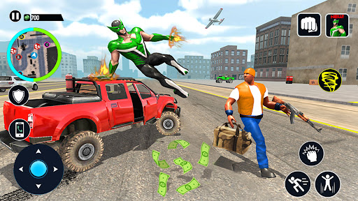 Android application Superhero Open World Car Games screenshort