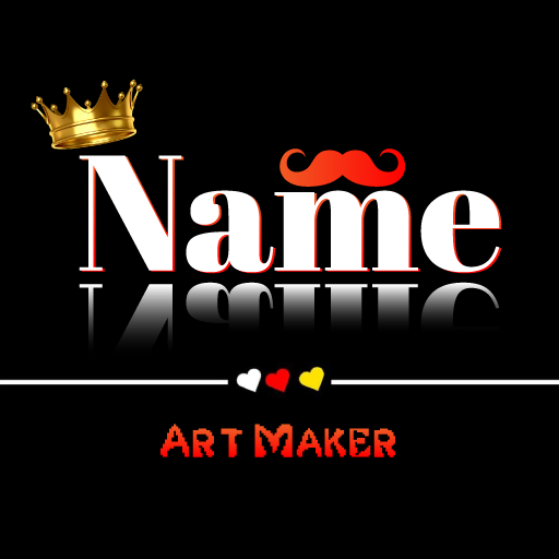 Name Shadow Art Text Art Maker logo